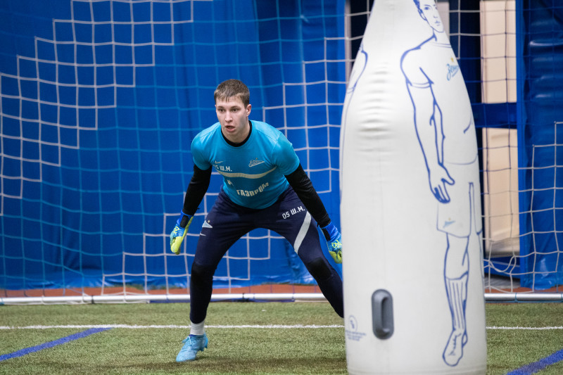 Тренировка команд ЮФЛ-1 и ЮФЛ-2 в «Газпром»-Академии