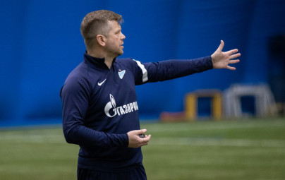 Тренировка команд ЮФЛ-1 и ЮФЛ-2 в «Газпром»-Академии