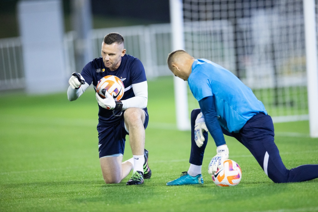 «Газпром»-тренировочные сборы в Катаре: 16 января, вечерняя тренировка