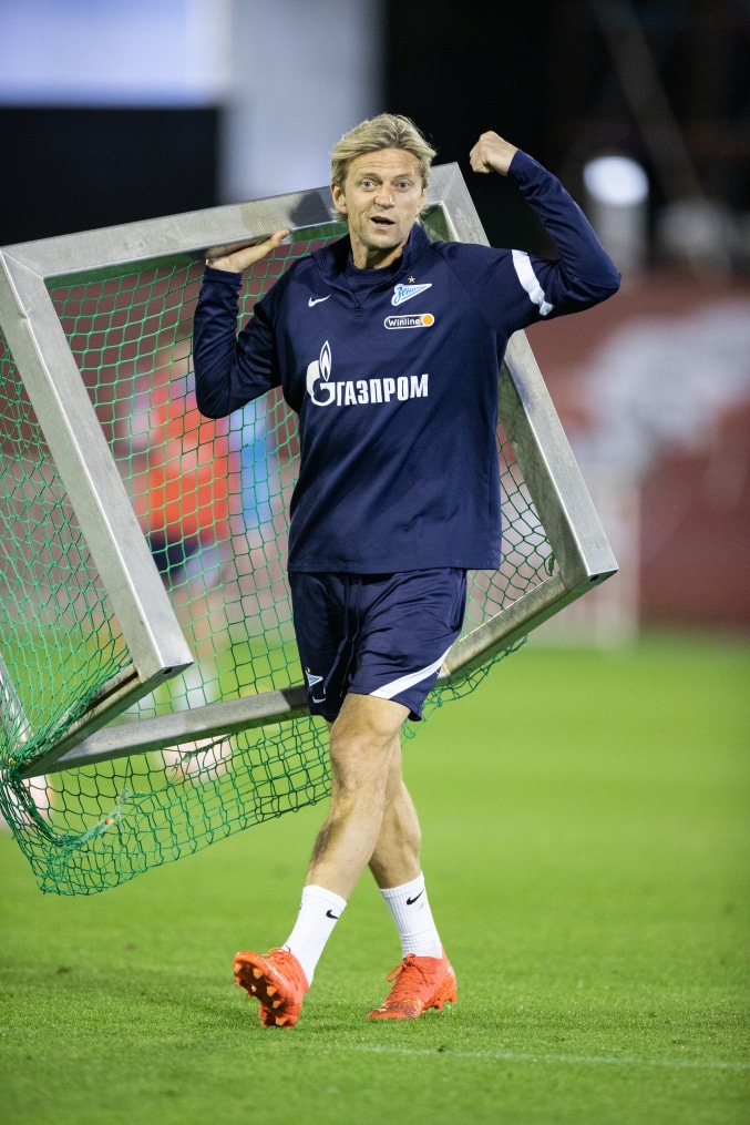 «Газпром»-тренировочные сборы в Катаре: 16 января, вечерняя тренировка