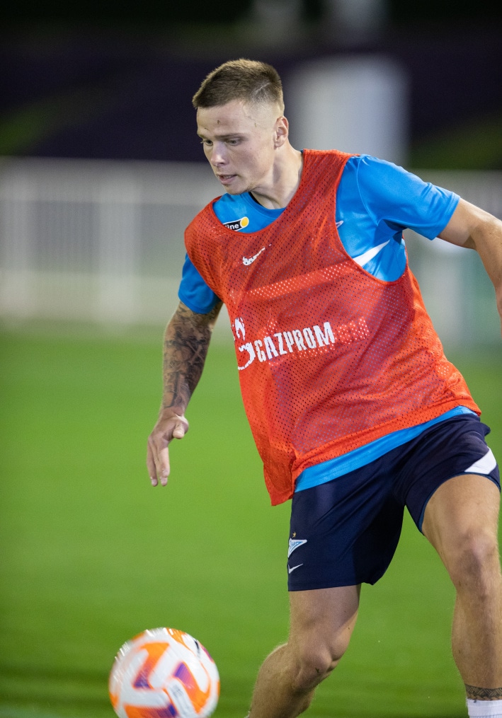 «Газпром»-тренировочные сборы в Катаре: 16 января, вечерняя тренировка