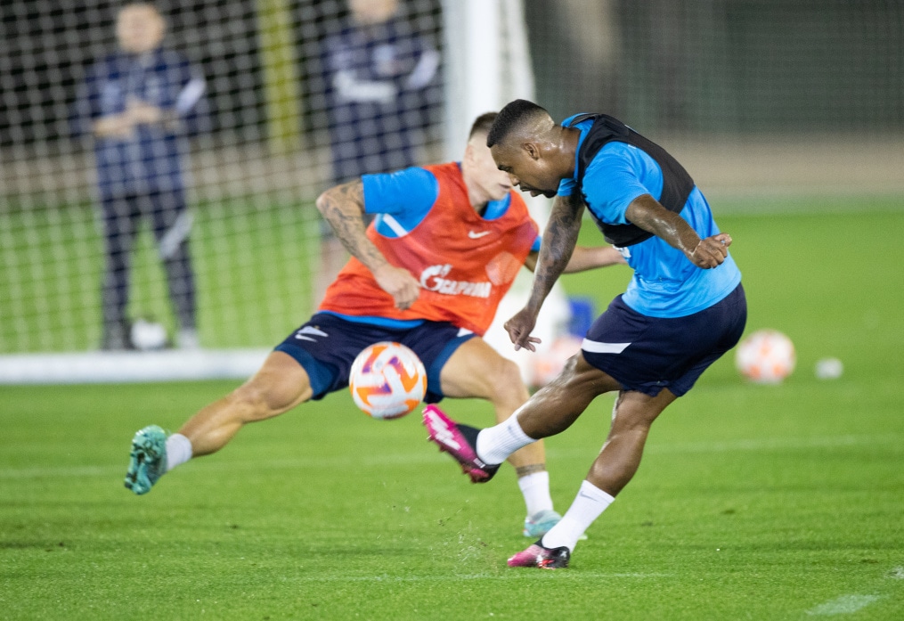 «Газпром»-тренировочные сборы в Катаре: 16 января, вечерняя тренировка