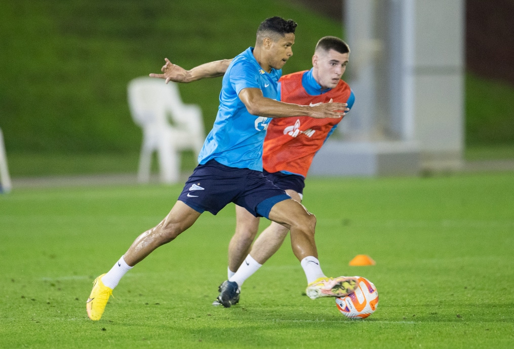 «Газпром»-тренировочные сборы в Катаре: 16 января, вечерняя тренировка