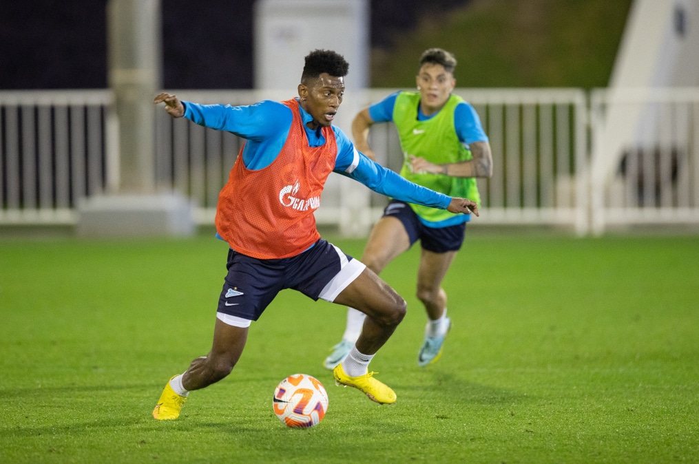 «Газпром»-тренировочные сборы в Катаре: 16 января, вечерняя тренировка