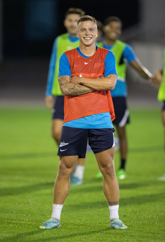 «Газпром»-тренировочные сборы в Катаре: 16 января, вечерняя тренировка