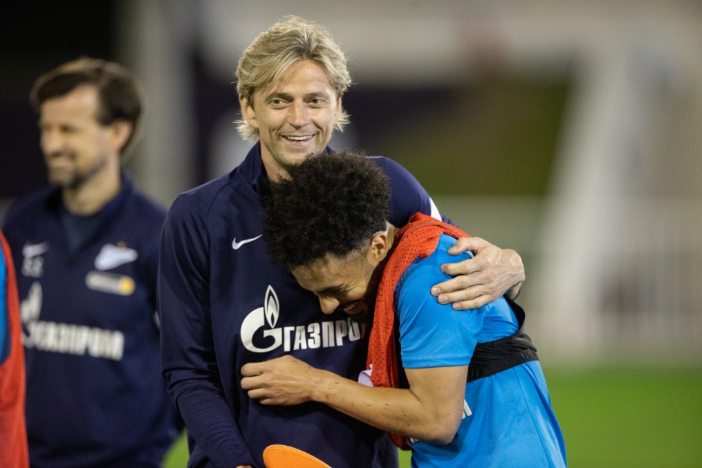 «Газпром»-тренировочные сборы в Катаре: 16 января, вечерняя тренировка