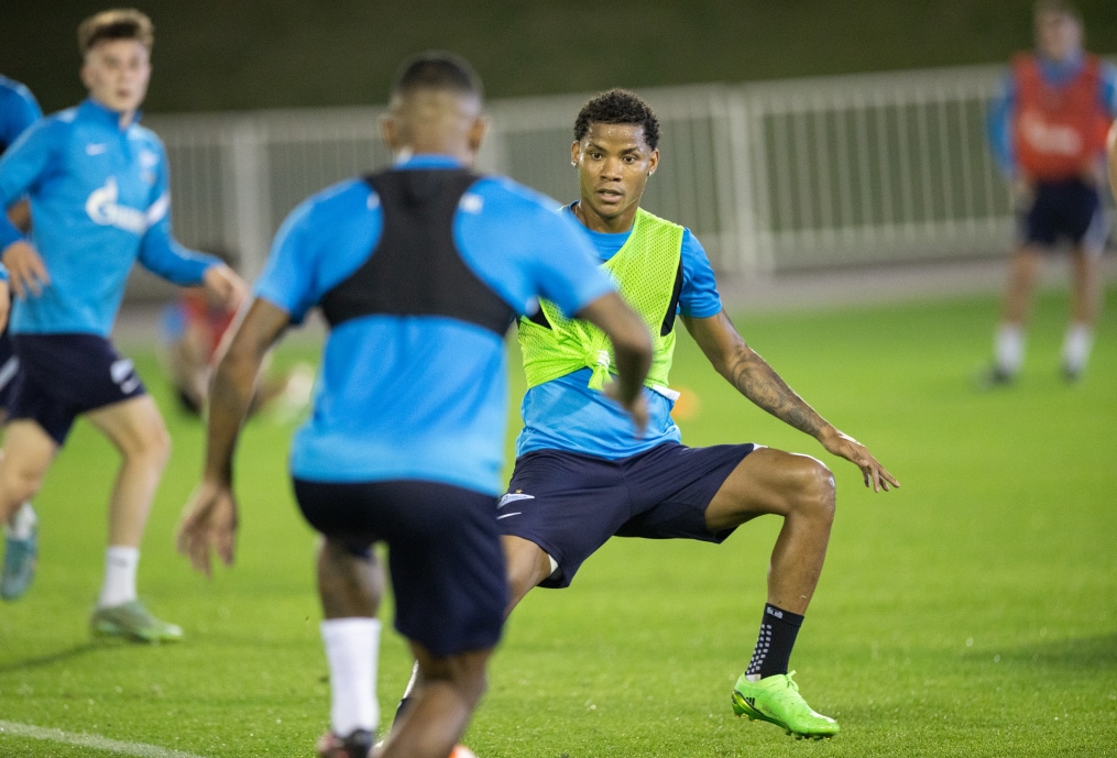 «Газпром»-тренировочные сборы в Катаре: 16 января, вечерняя тренировка