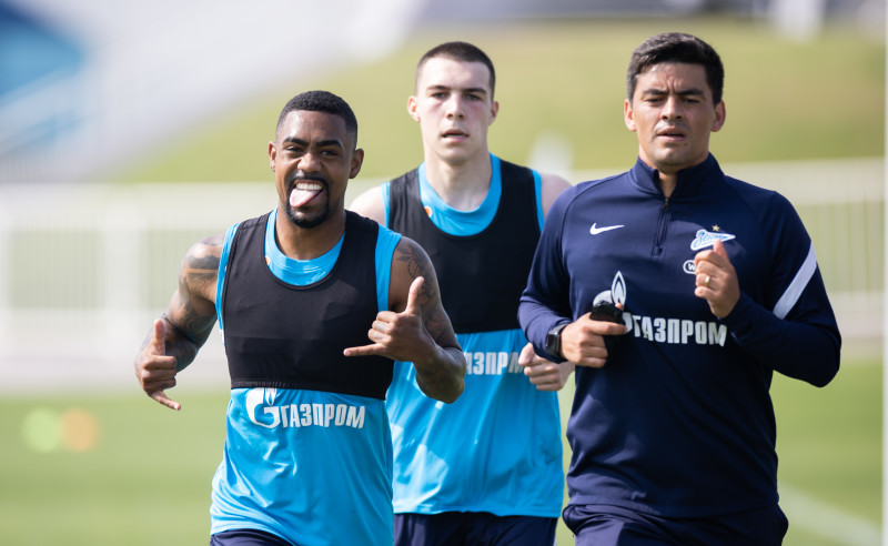 «Газпром»-тренировочные сборы в Катаре: 18 января, утренняя тренировка