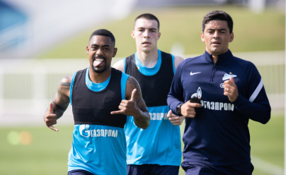 «Газпром»-тренировочные сборы в Катаре: 18 января, утренняя тренировка