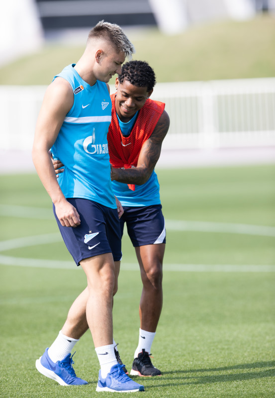 «Газпром»-тренировочные сборы в Катаре: 18 января, утренняя тренировка