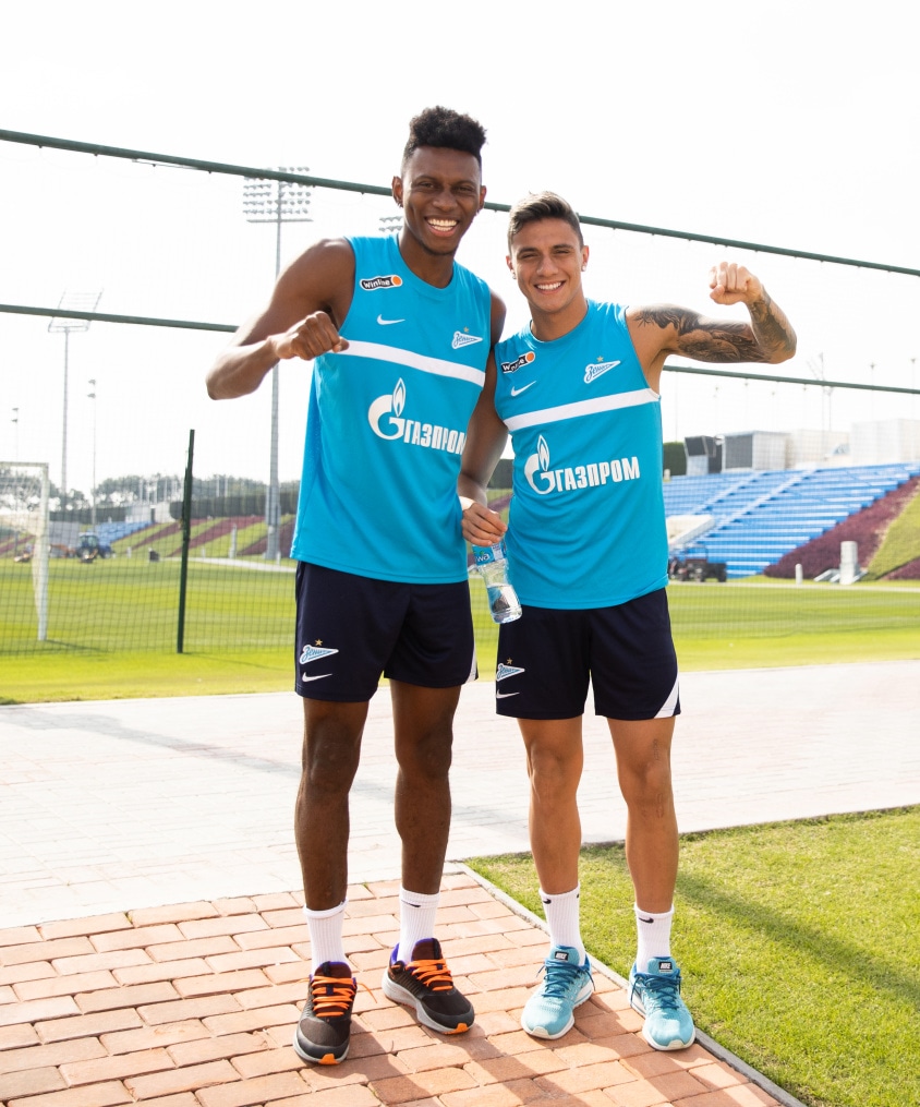 «Газпром»-тренировочные сборы в Катаре: 19 января, утренняя тренировка