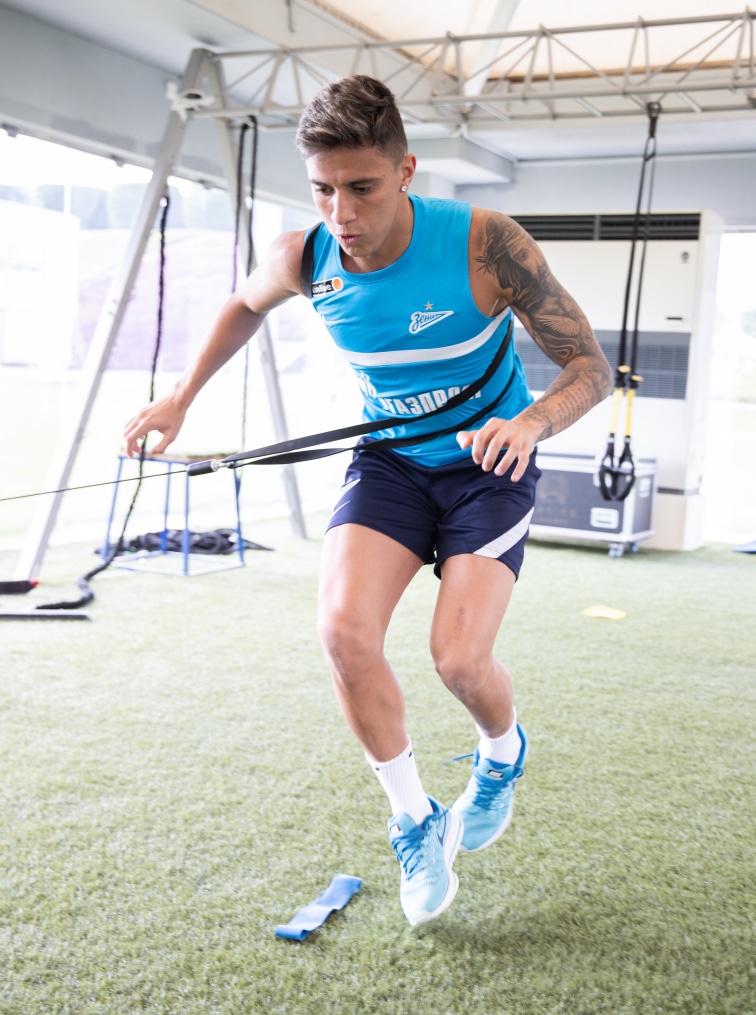 «Газпром»-тренировочные сборы в Катаре: 19 января, утренняя тренировка