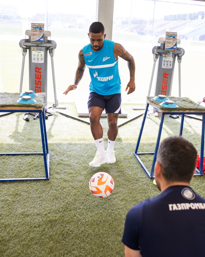«Газпром»-тренировочные сборы в Катаре: 19 января, утренняя тренировка