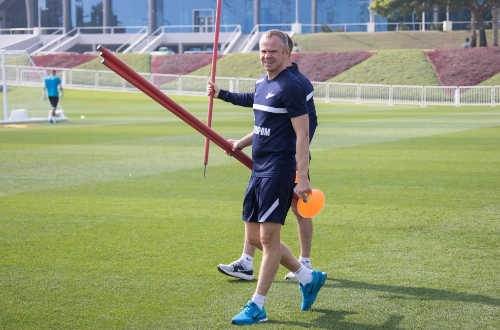 «Газпром»-тренировочные сборы в Катаре: 19 января, утренняя тренировка