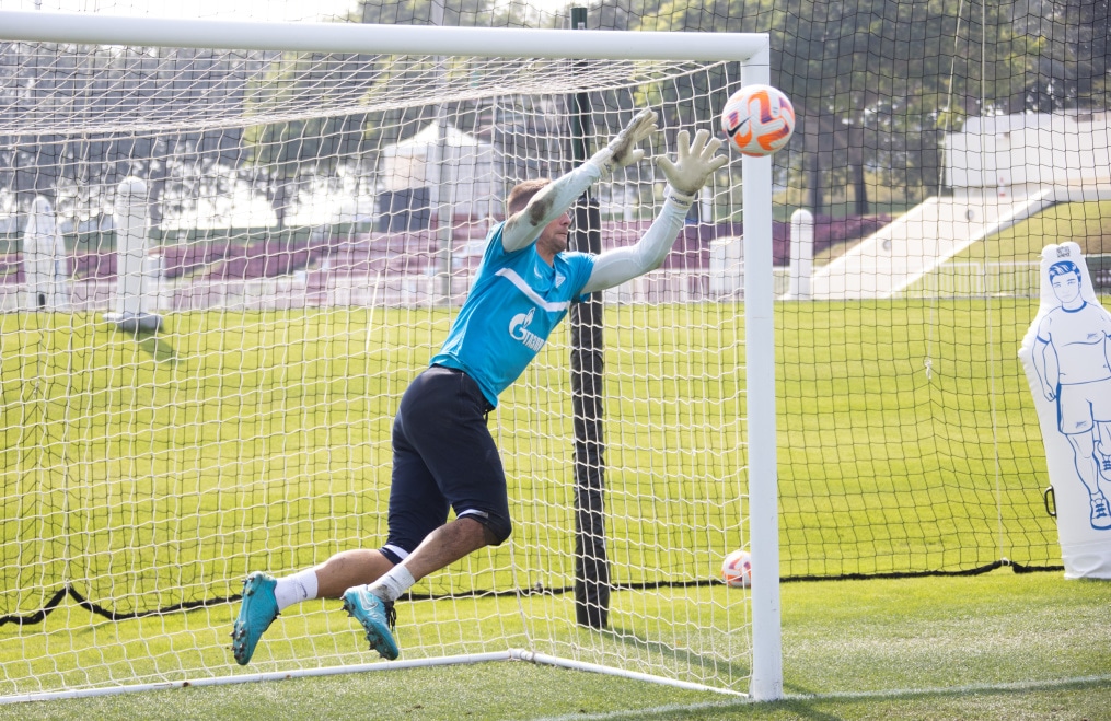 «Газпром»-тренировочные сборы в Катаре: 19 января, утренняя тренировка