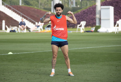 «Газпром»-тренировочные сборы в Катаре: 19 января, утренняя тренировка