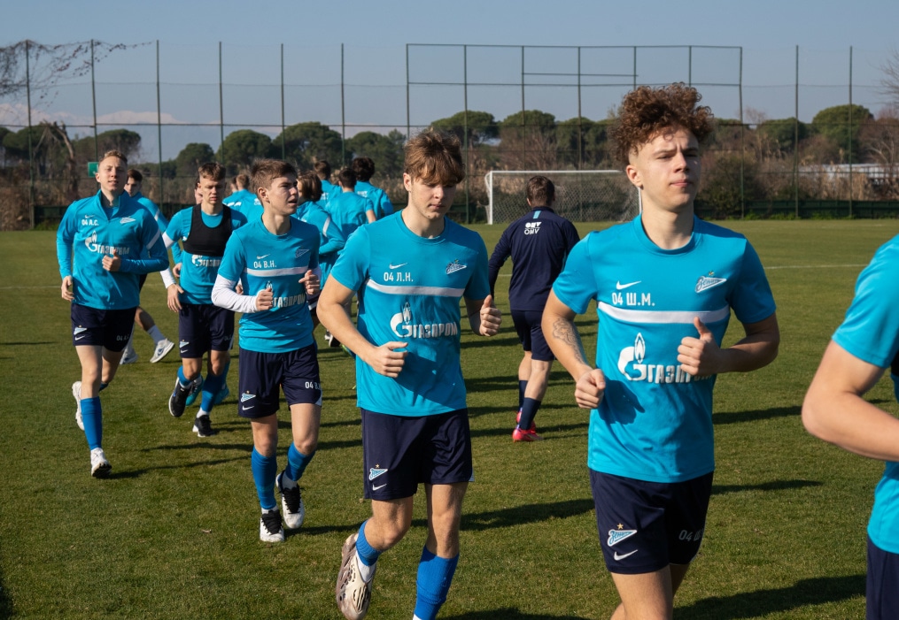 «Газпром»-тренировочные сборы «Зенита»-м в Турции: 23 января, утренняя тренировка