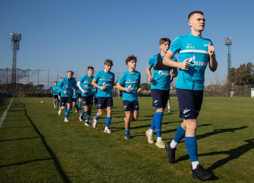 «Газпром»-тренировочные сборы «Зенита»-м в Турции: 23 января, утренняя тренировка