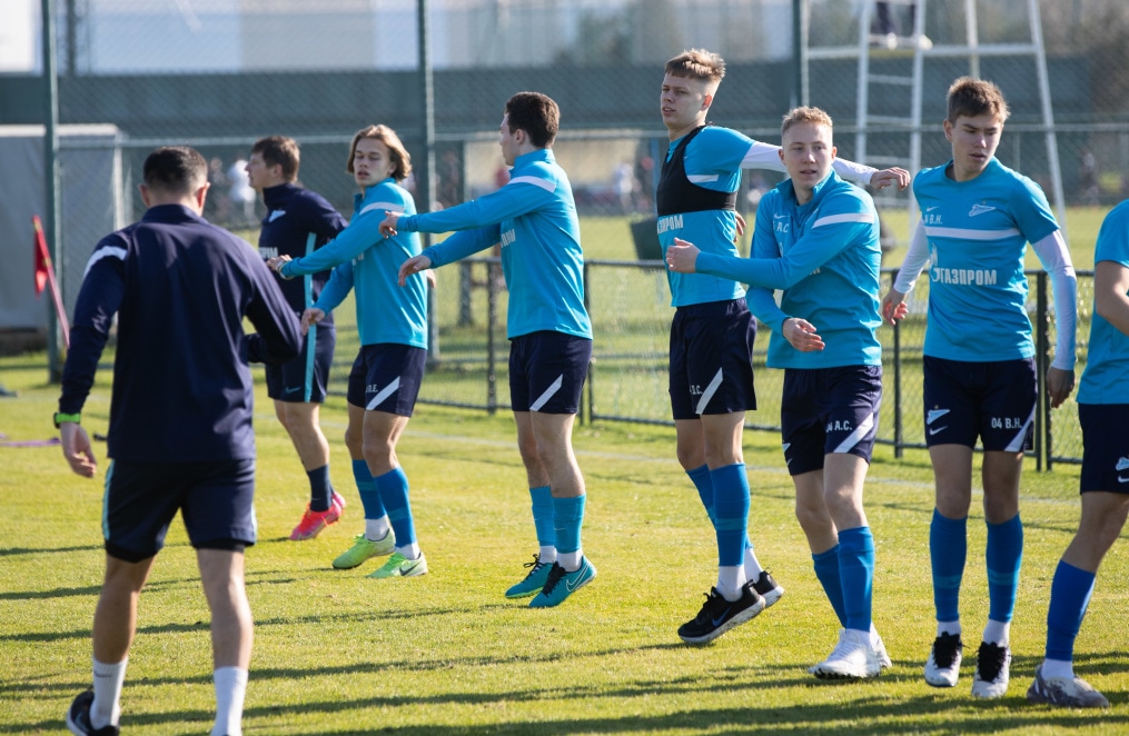 «Газпром»-тренировочные сборы «Зенита»-м в Турции: 23 января, утренняя тренировка