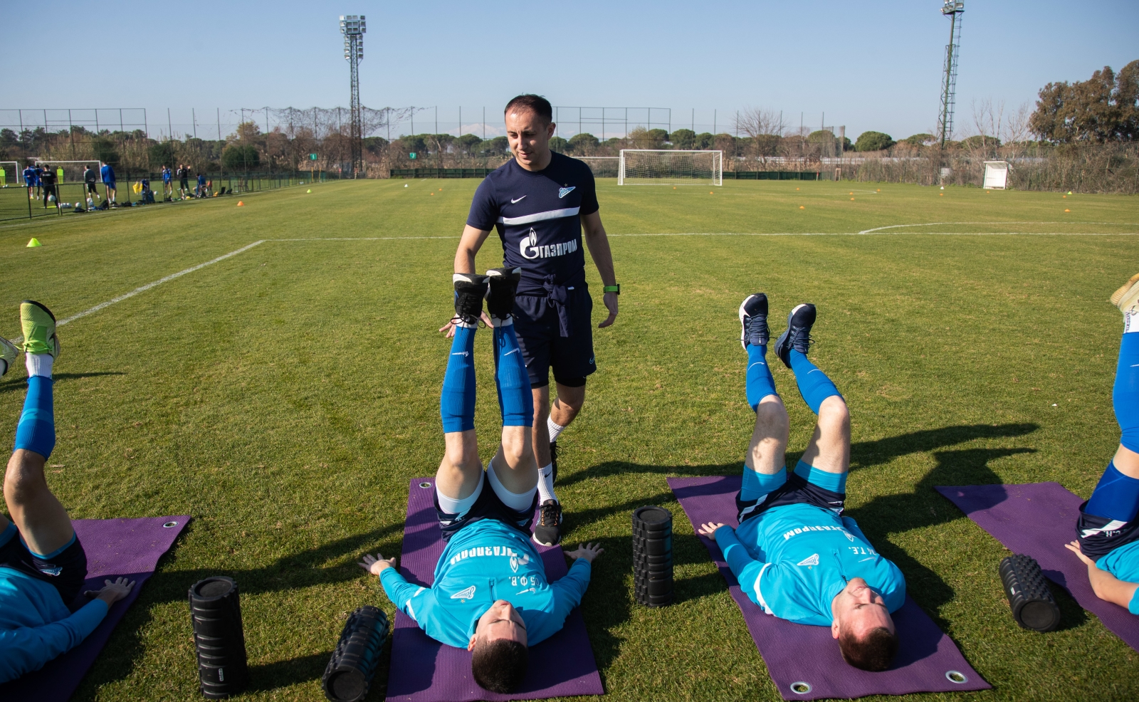 «Газпром»-тренировочные сборы «Зенита»-м в Турции: 23 января, утренняя тренировка