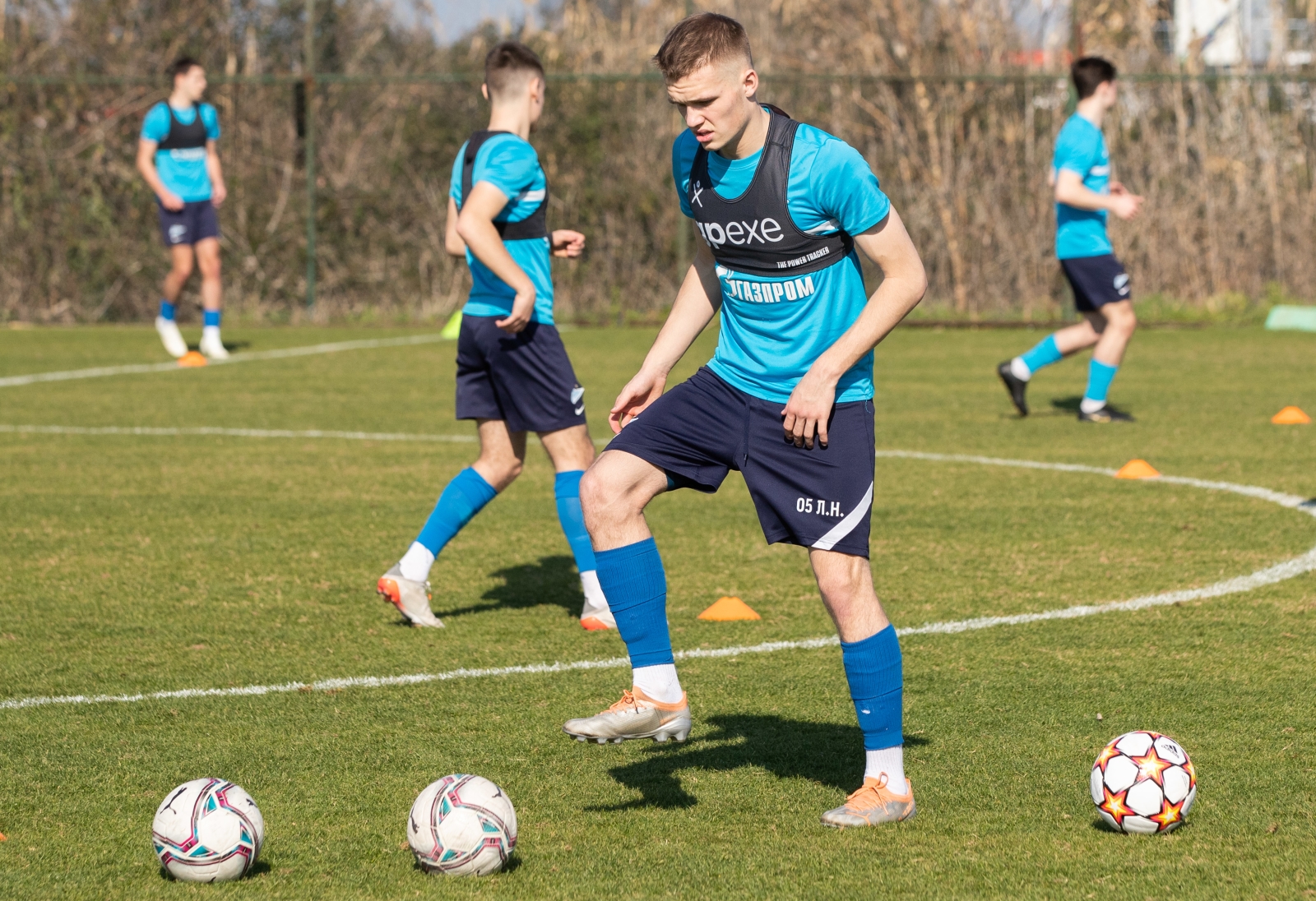 «Газпром»-тренировочные сборы «Зенита»-м в Турции: 23 января, утренняя тренировка