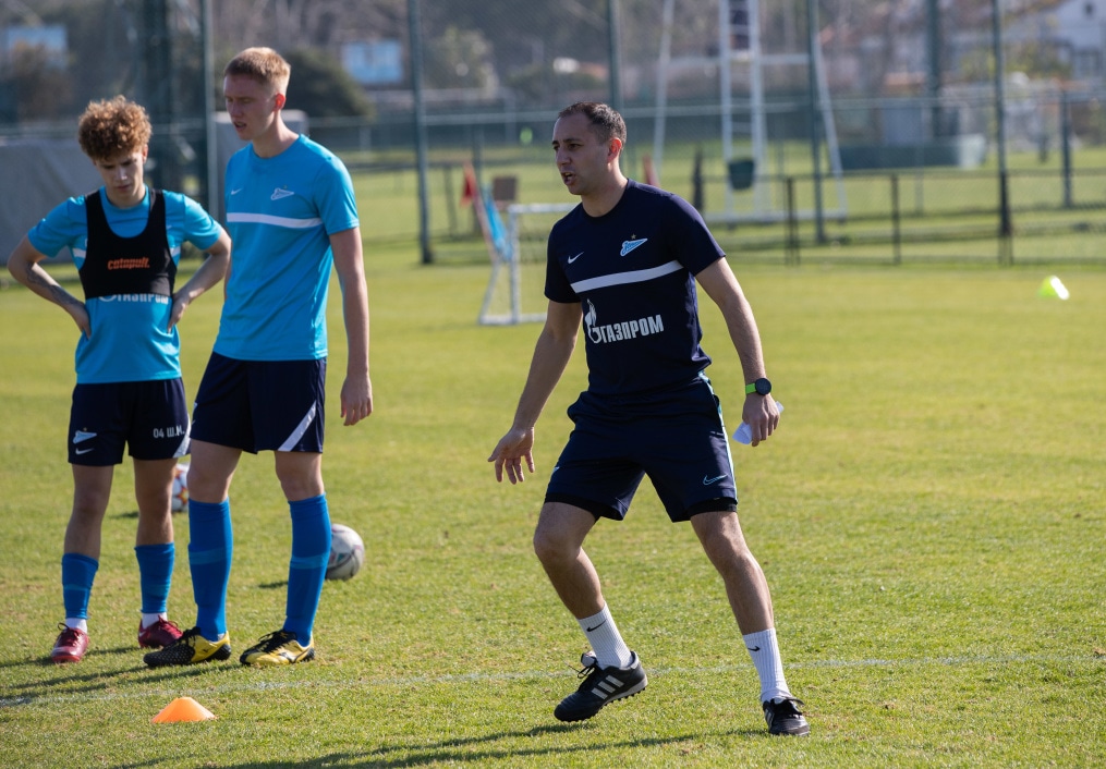 «Газпром»-тренировочные сборы «Зенита»-м в Турции: 23 января, утренняя тренировка
