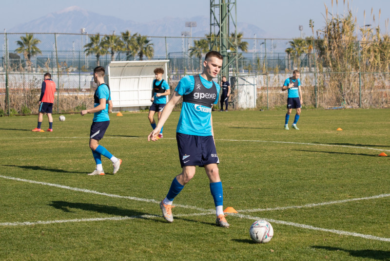 «Газпром»-тренировочные сборы «Зенита»-м в Турции: 23 января, утренняя тренировка