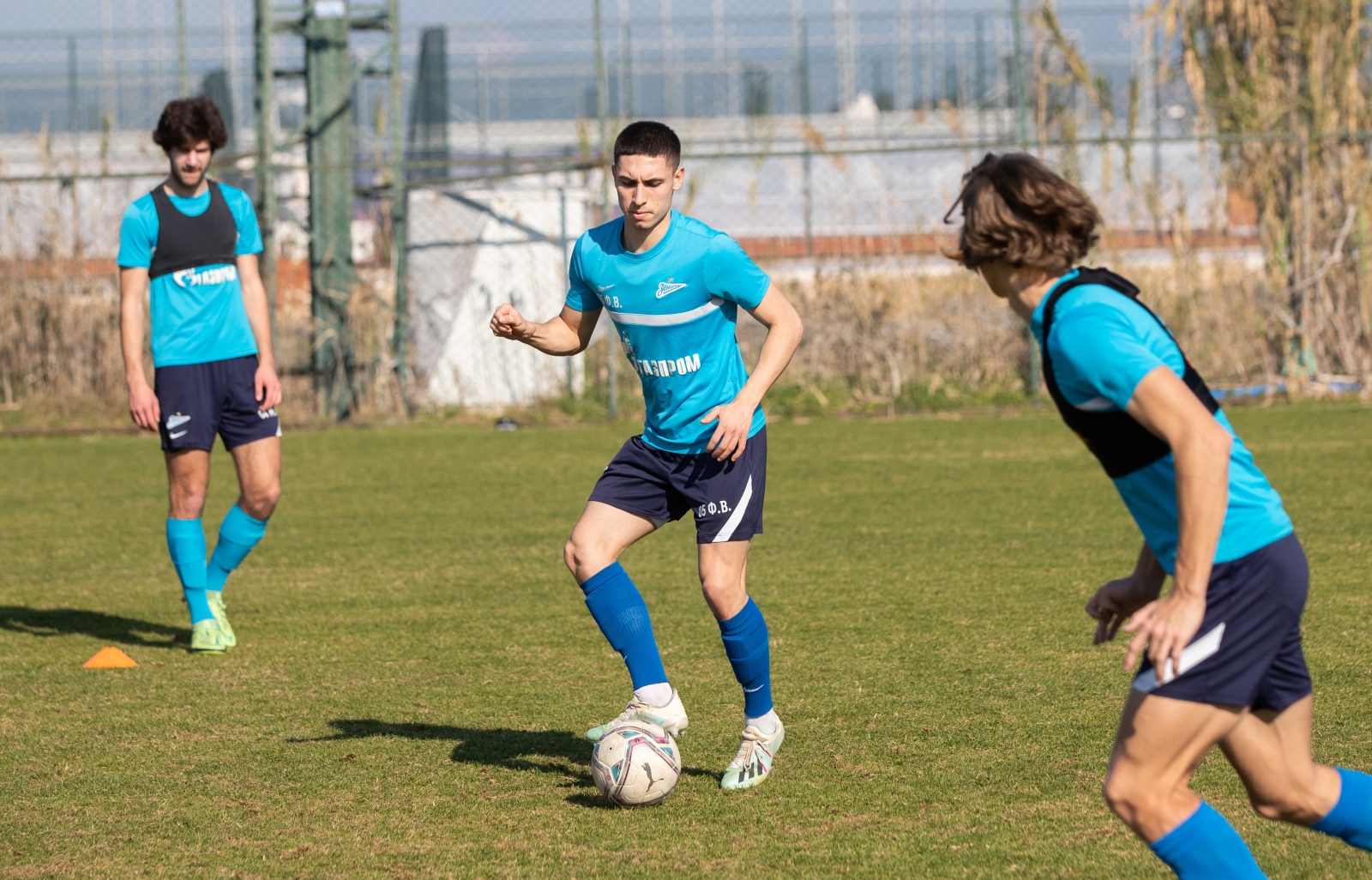 «Газпром»-тренировочные сборы «Зенита»-м в Турции: 23 января, утренняя тренировка