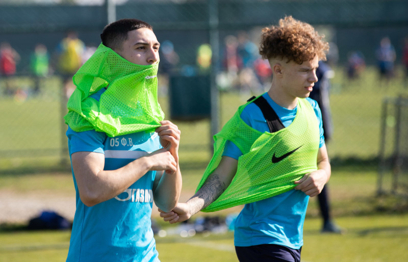 «Газпром»-тренировочные сборы «Зенита»-м в Турции: 23 января, утренняя тренировка