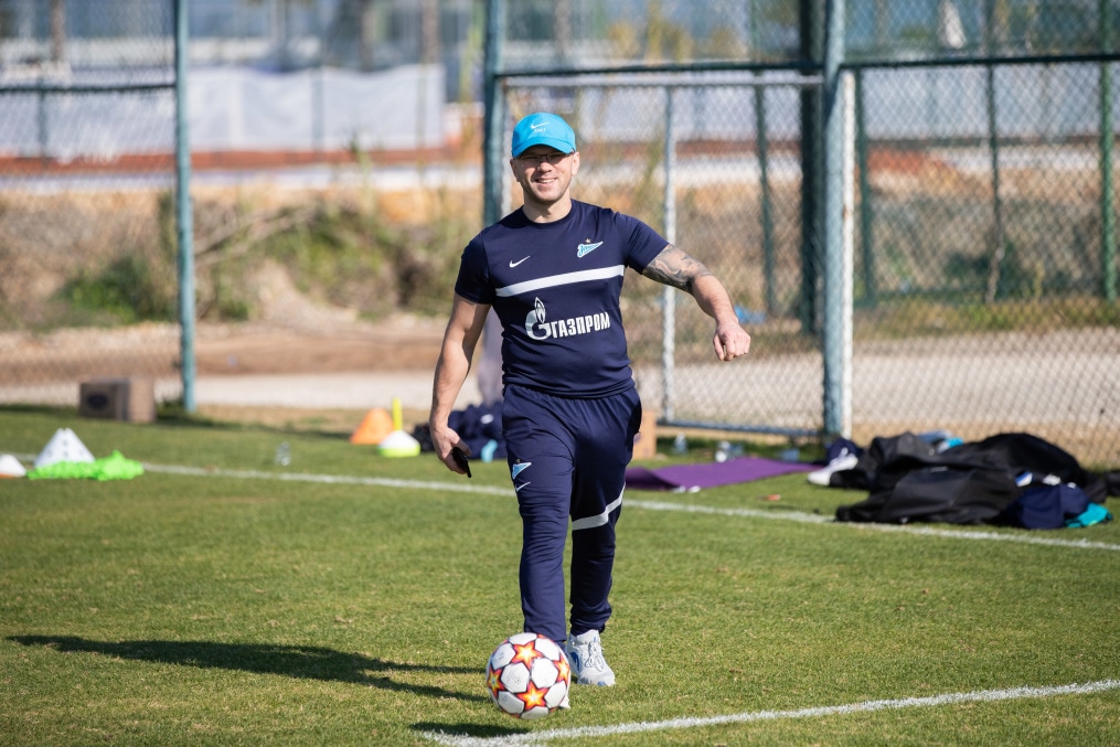 «Газпром»-тренировочные сборы «Зенита»-м в Турции: 23 января, утренняя тренировка