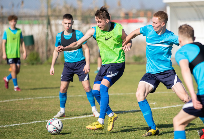 «Газпром»-тренировочные сборы «Зенита»-м в Турции: 23 января, утренняя тренировка