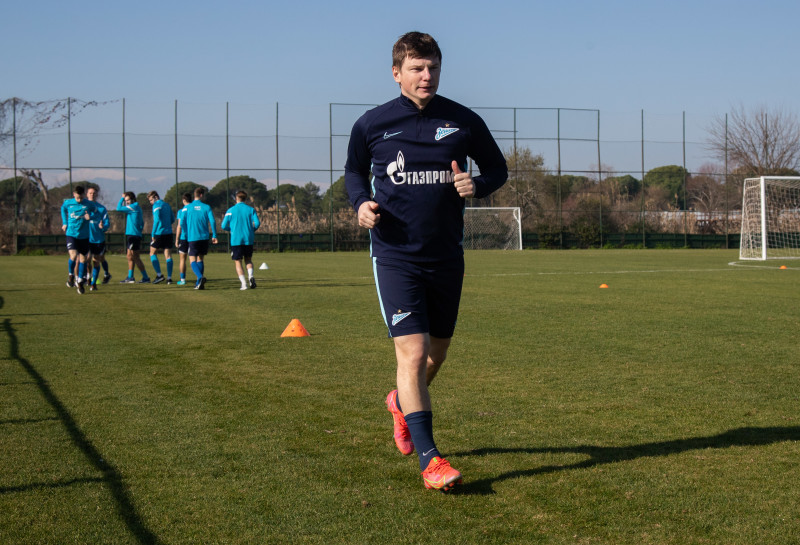 «Газпром»-тренировочные сборы «Зенита»-м в Турции: 23 января, утренняя тренировка