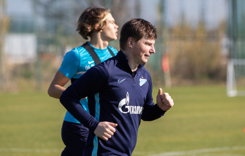 «Газпром»-тренировочные сборы «Зенита»-м в Турции: 23 января, утренняя тренировка