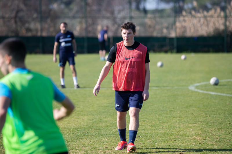 «Газпром»-тренировочные сборы «Зенита»-м в Турции: 23 января, утренняя тренировка