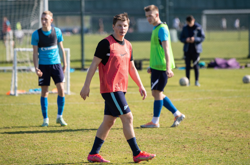 «Газпром»-тренировочные сборы «Зенита»-м в Турции: 23 января, утренняя тренировка