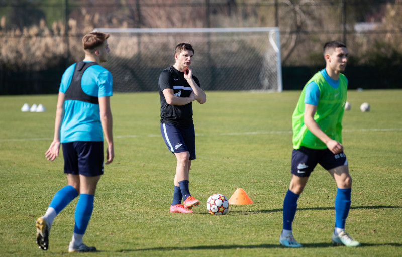 «Газпром»-тренировочные сборы «Зенита»-м в Турции: 23 января, утренняя тренировка