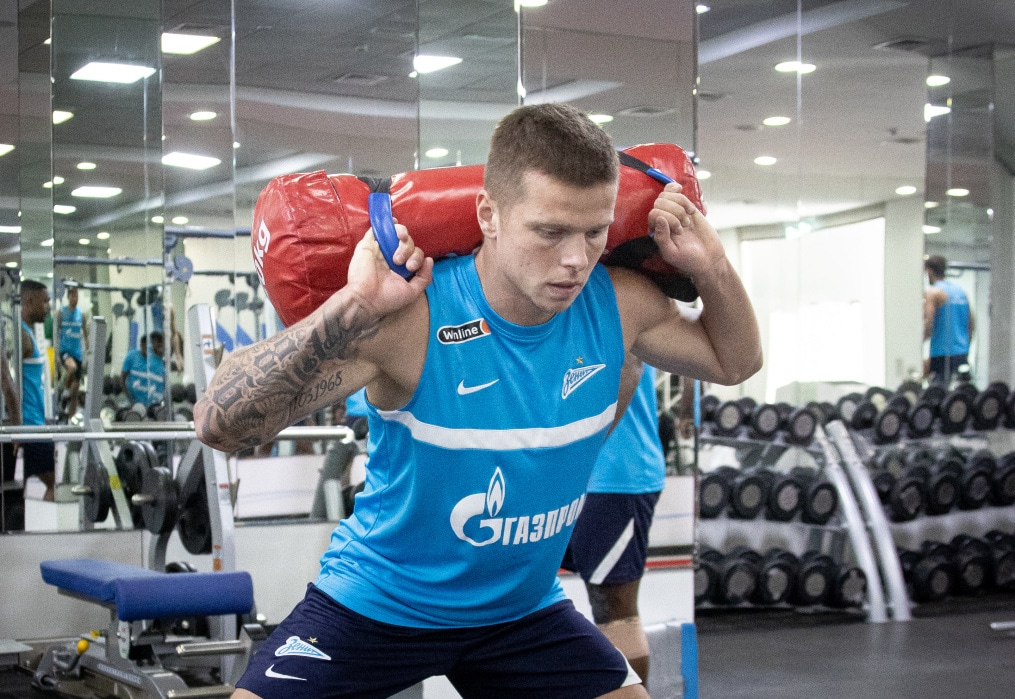 «Газпром» — тренировочные сборы в Дубае, 4 февраля: утренняя тренировка