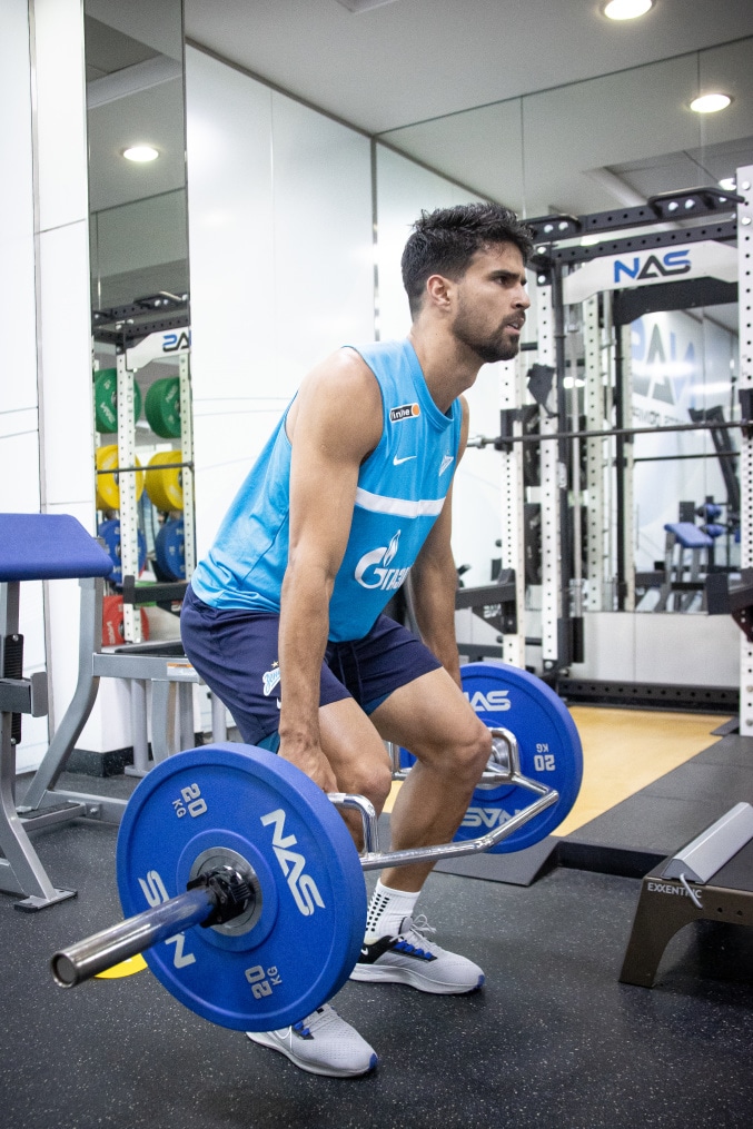 «Газпром» — тренировочные сборы в Дубае, 4 февраля: утренняя тренировка