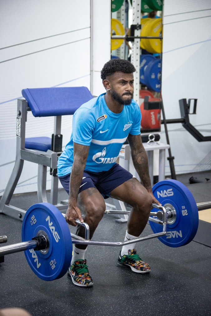 «Газпром» — тренировочные сборы в Дубае, 4 февраля: утренняя тренировка