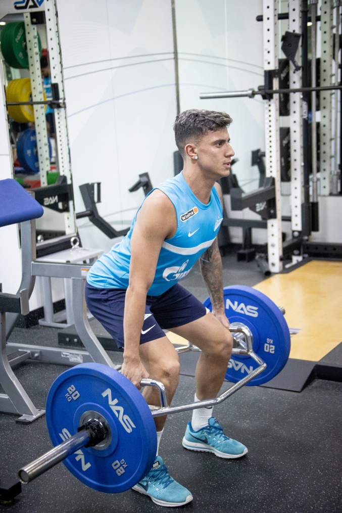 «Газпром» — тренировочные сборы в Дубае, 4 февраля: утренняя тренировка