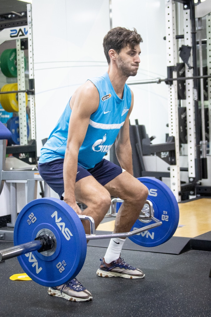 «Газпром» — тренировочные сборы в Дубае, 4 февраля: утренняя тренировка