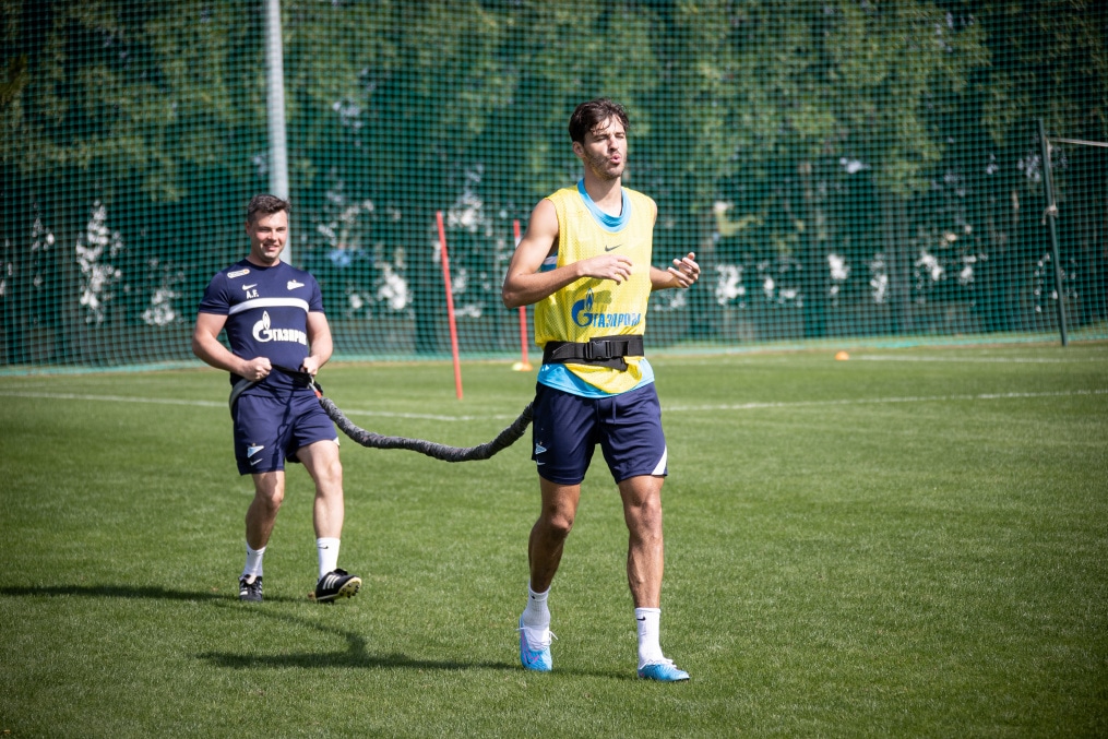 «Газпром» — тренировочные сборы в Дубае, 4 февраля: утренняя тренировка