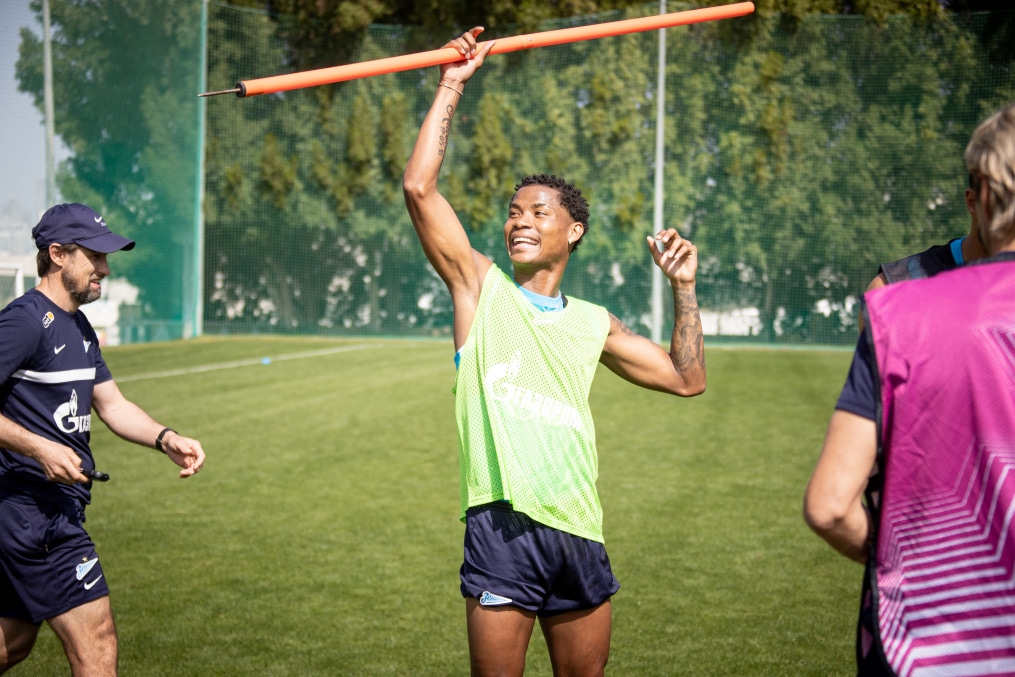 «Газпром» — тренировочные сборы в Дубае, 4 февраля: утренняя тренировка