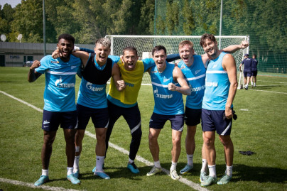 «Газпром» — тренировочные сборы в Дубае, 4 февраля: утренняя тренировка