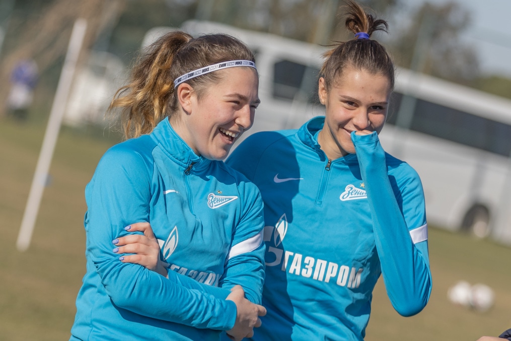 «Газпром»-тренировочные сборы женской  команды «Зенит» в Турции: 9 февраля, утренняя тренировка