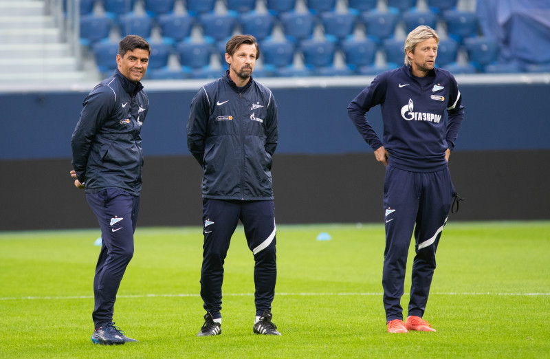 Первая тренировка Роберта Ренана в «Зените»