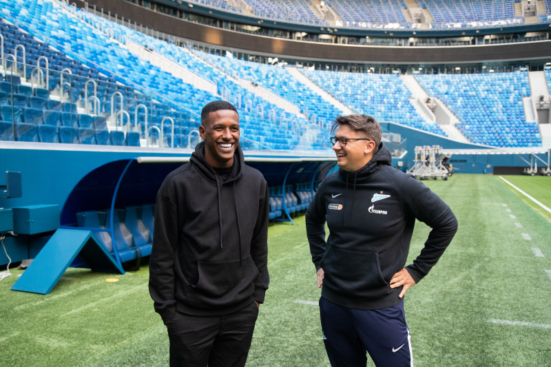 Первая тренировка Роберта Ренана в «Зените»