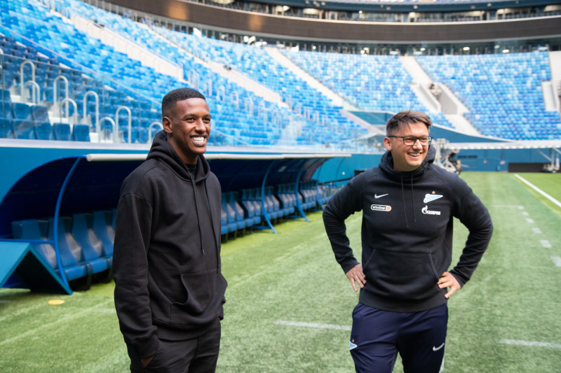 Первая тренировка Роберта Ренана в «Зените»