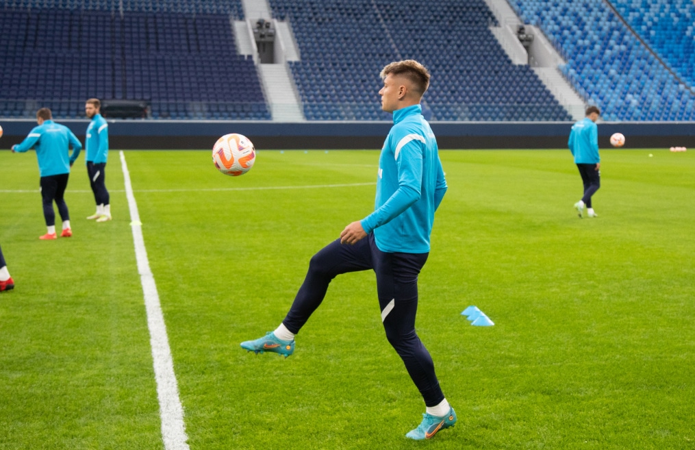 Первая тренировка Роберта Ренана в «Зените»