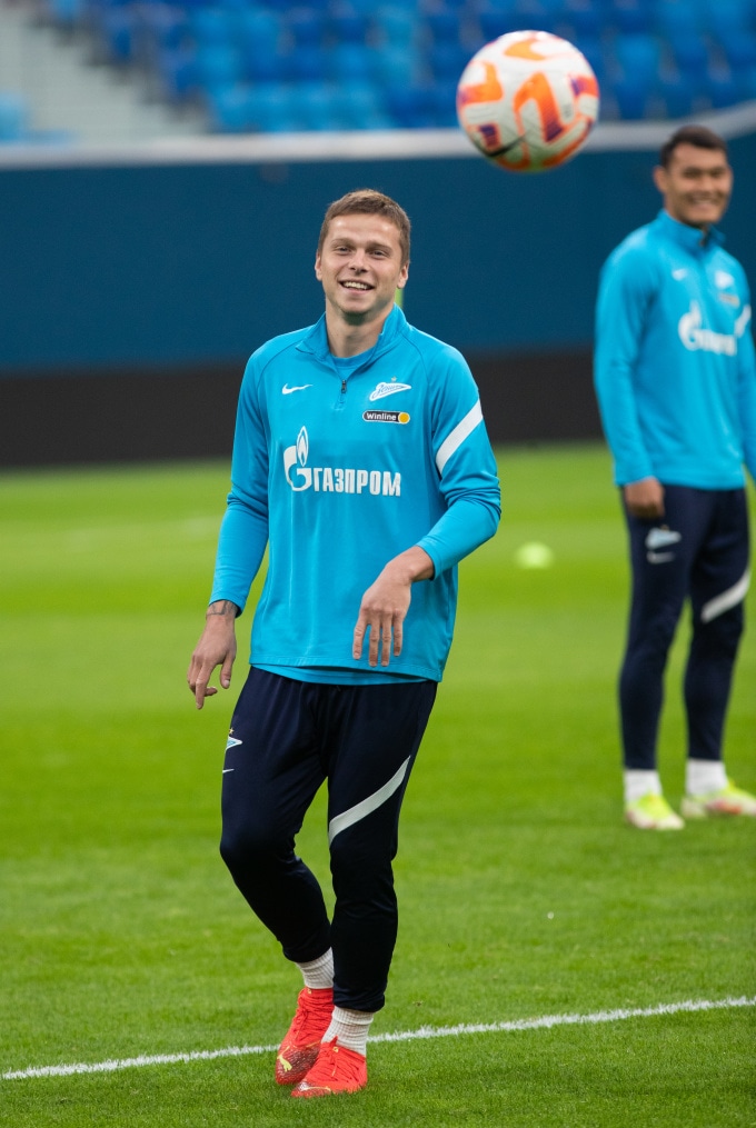 Первая тренировка Роберта Ренана в «Зените»